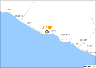 map of Lebe