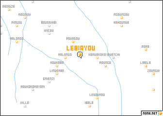map of Lèbiayou