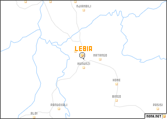 map of Lebia