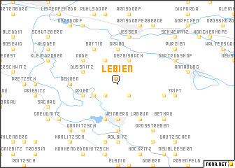 map of Lebien