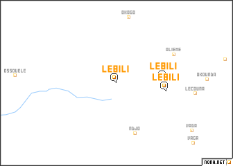 map of Lébili