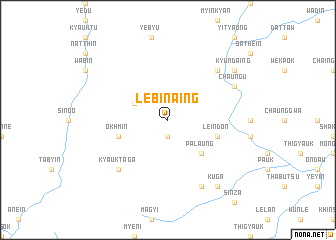 map of Lebinaing