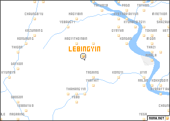 map of Lebingyin