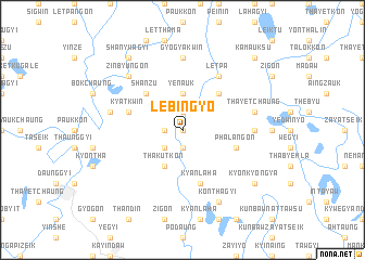 map of Lebingyo