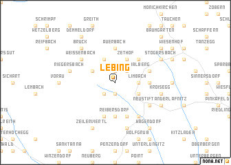 map of Lebing