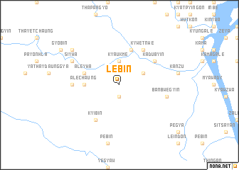 map of Lebin