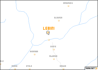 map of Lebiri