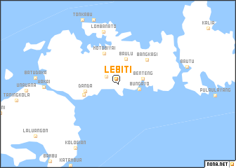 map of Lebiti