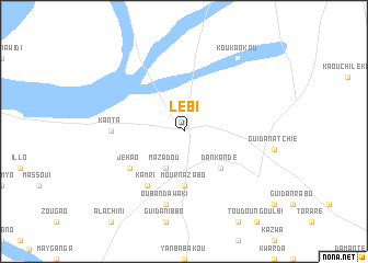 map of Lébi