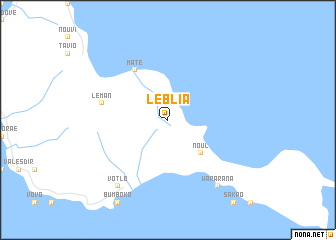 map of Léblia