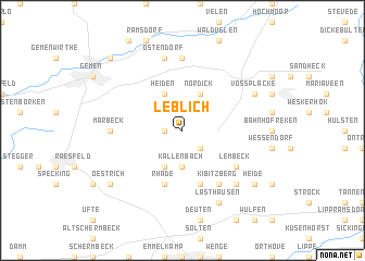 map of Leblich