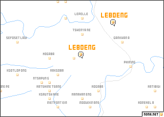 map of Leboeng