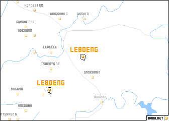 map of Leboeng