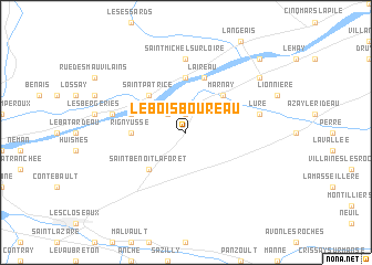 map of Le Bois Boureau