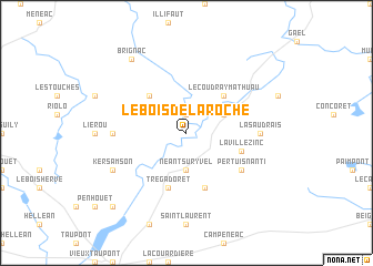 map of Le Bois de la Roche