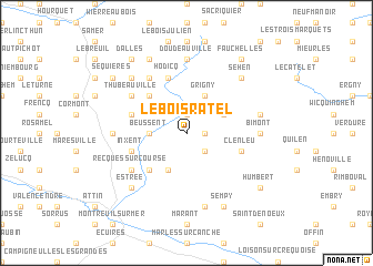 map of Le Bois Ratel