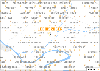 map of Le Bois-Roger