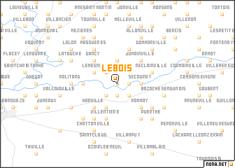 map of Le Bois