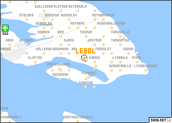 map of Lebøl