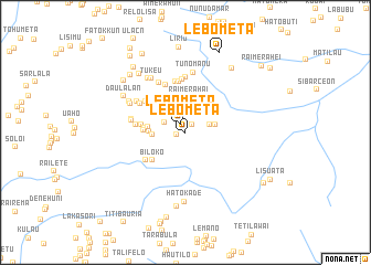 map of Lebometa
