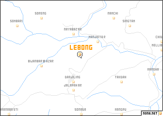map of Lebong