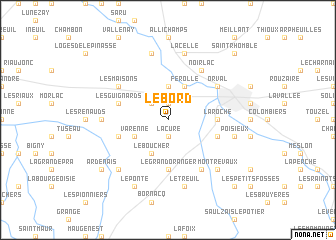 map of Le Bord