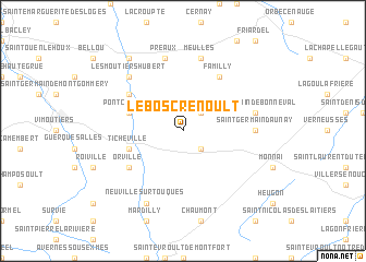 map of Le Bosc-Renoult