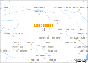 map of Le Bosquet