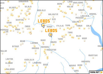 map of Lebos