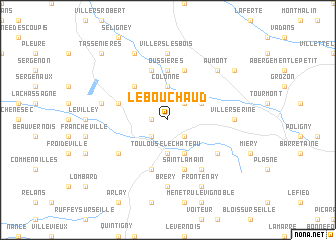 map of Le Bouchaud