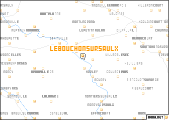 map of Le Bouchon-sur-Saulx