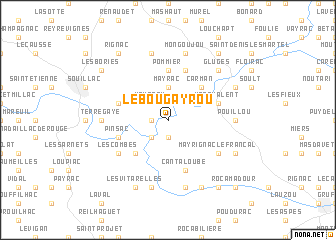 map of Le Bougayrou