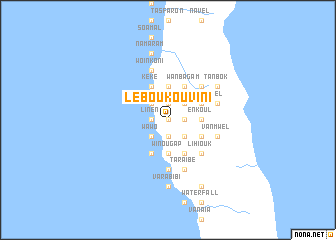 map of Léboukouvini