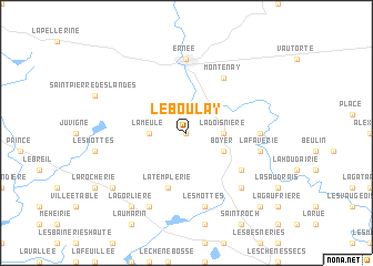 map of Le Boulay