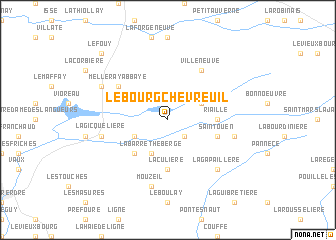 map of Le Bourg-Chevreuil