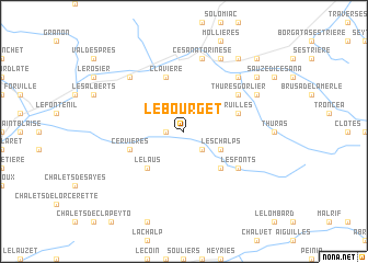 map of Le Bourget