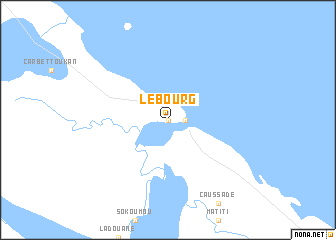 map of Le Bourg