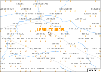map of Le Bout-du-Bois