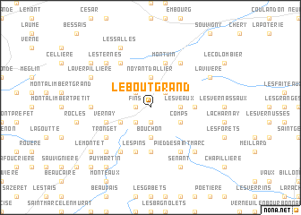 map of Le Bout Grand
