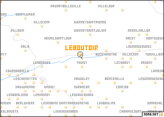 map of Le Boutoir