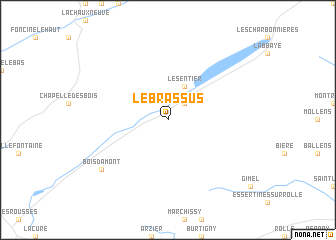 map of Le Brassus