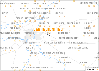 map of Le Breuil-Mingot
