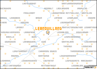 map of Le Brouillard