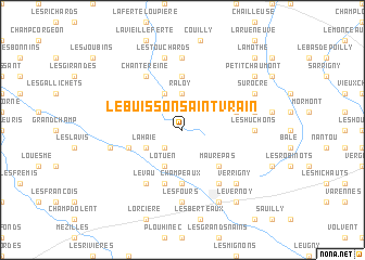 map of Le Buisson-Saint-Vrain