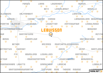 map of Le Buisson