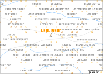 map of Le Buisson