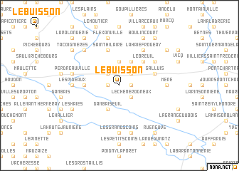 map of Le Buisson