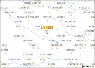 map of Le Buis