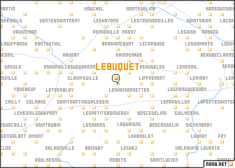 map of Le Buquet
