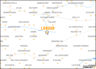 map of Lebusa